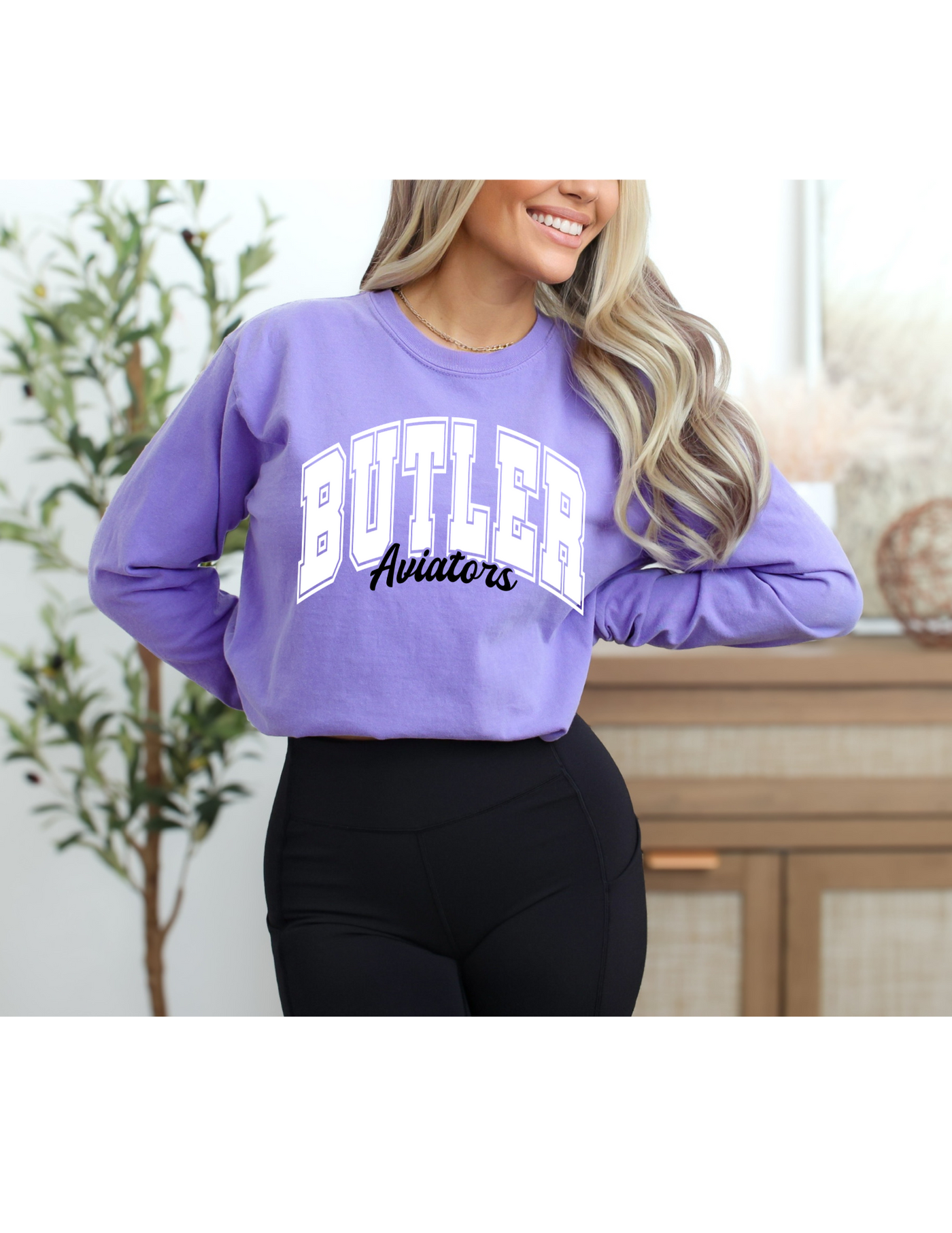 Butler Comfort Colors Long Sleeve Tee