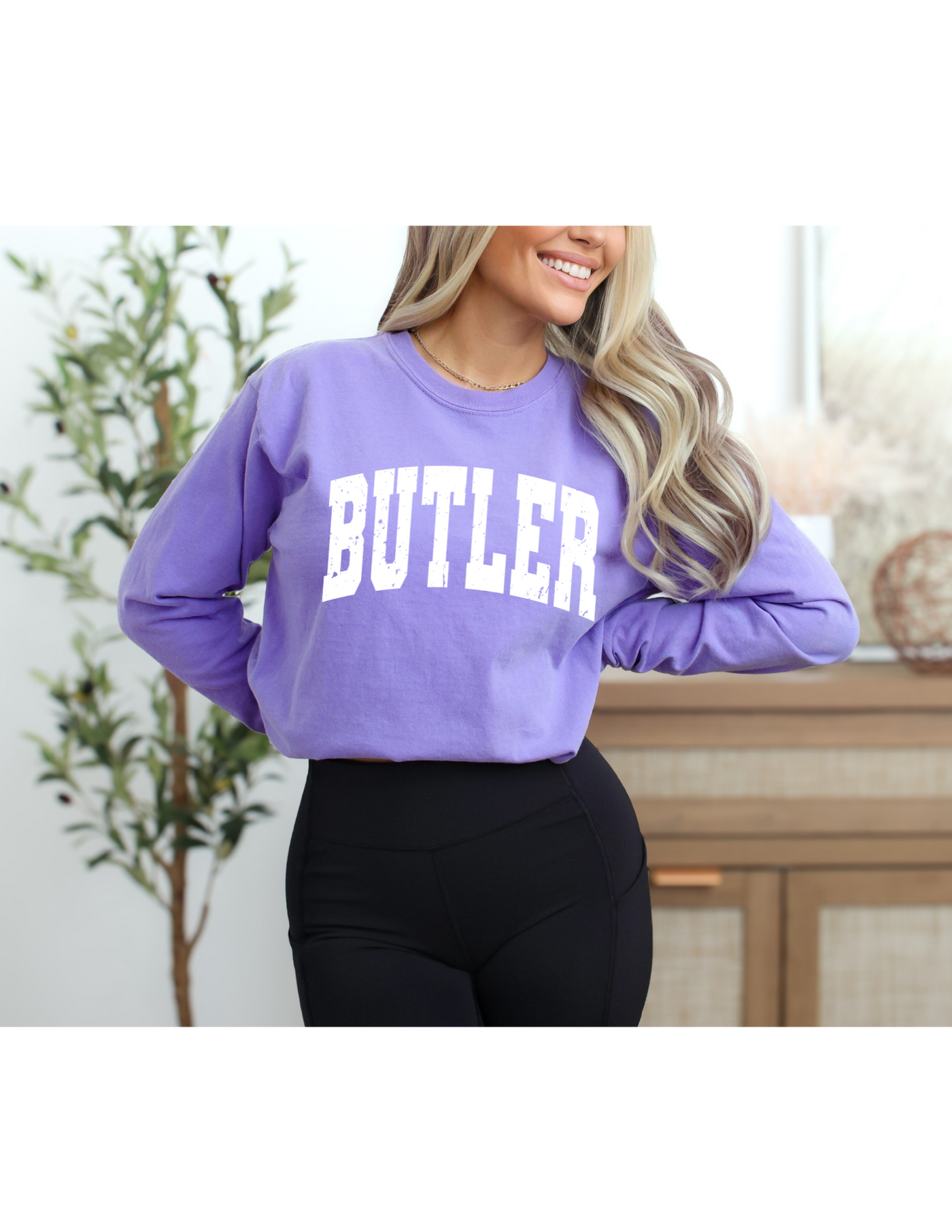 Butler Comfort Color Long Sleeve T