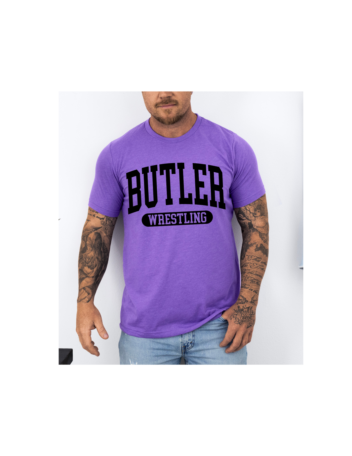 Butler Wrestling Tri- Blend