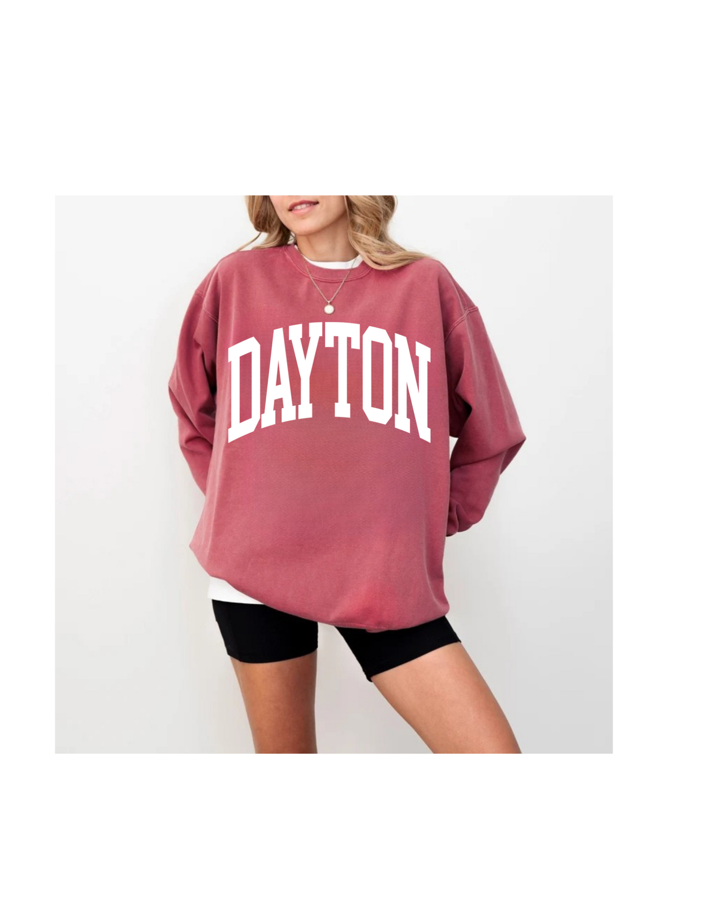 Dayton Unisex garment-dyed sweatshirt