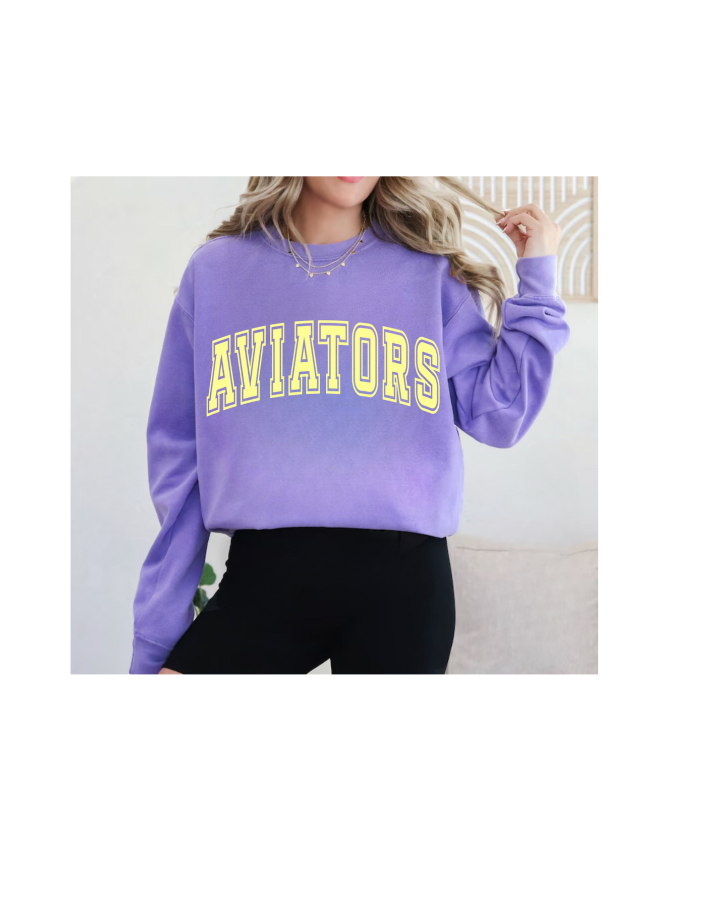 Aviators Unisex garment-dyed sweatshirt
