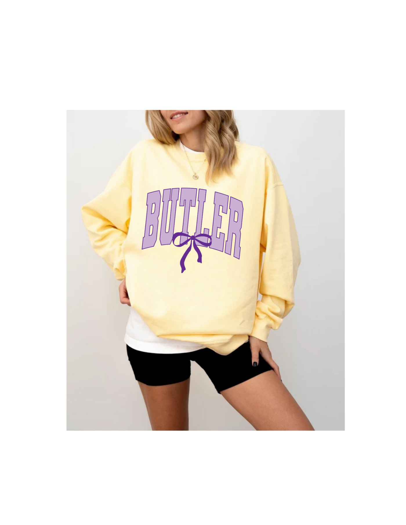 Butler Unisex garment-dyed sweatshirt