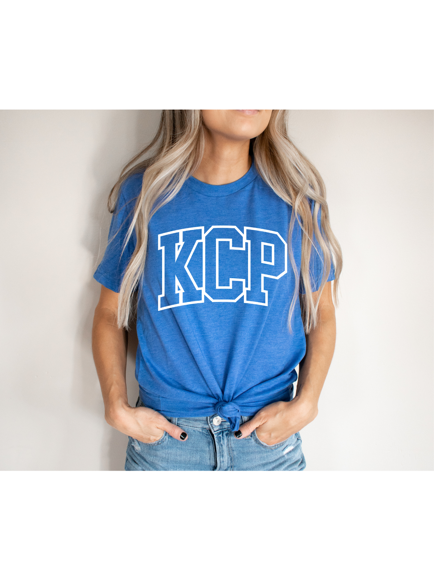 KCP Bella and Canvas Heather Royal Blue T-Shirt