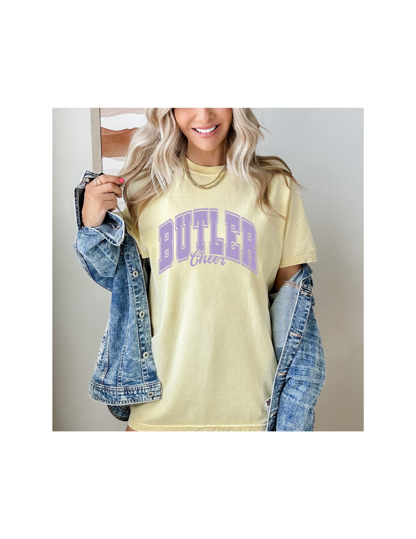 Butler Cheer Comfort Color Tee