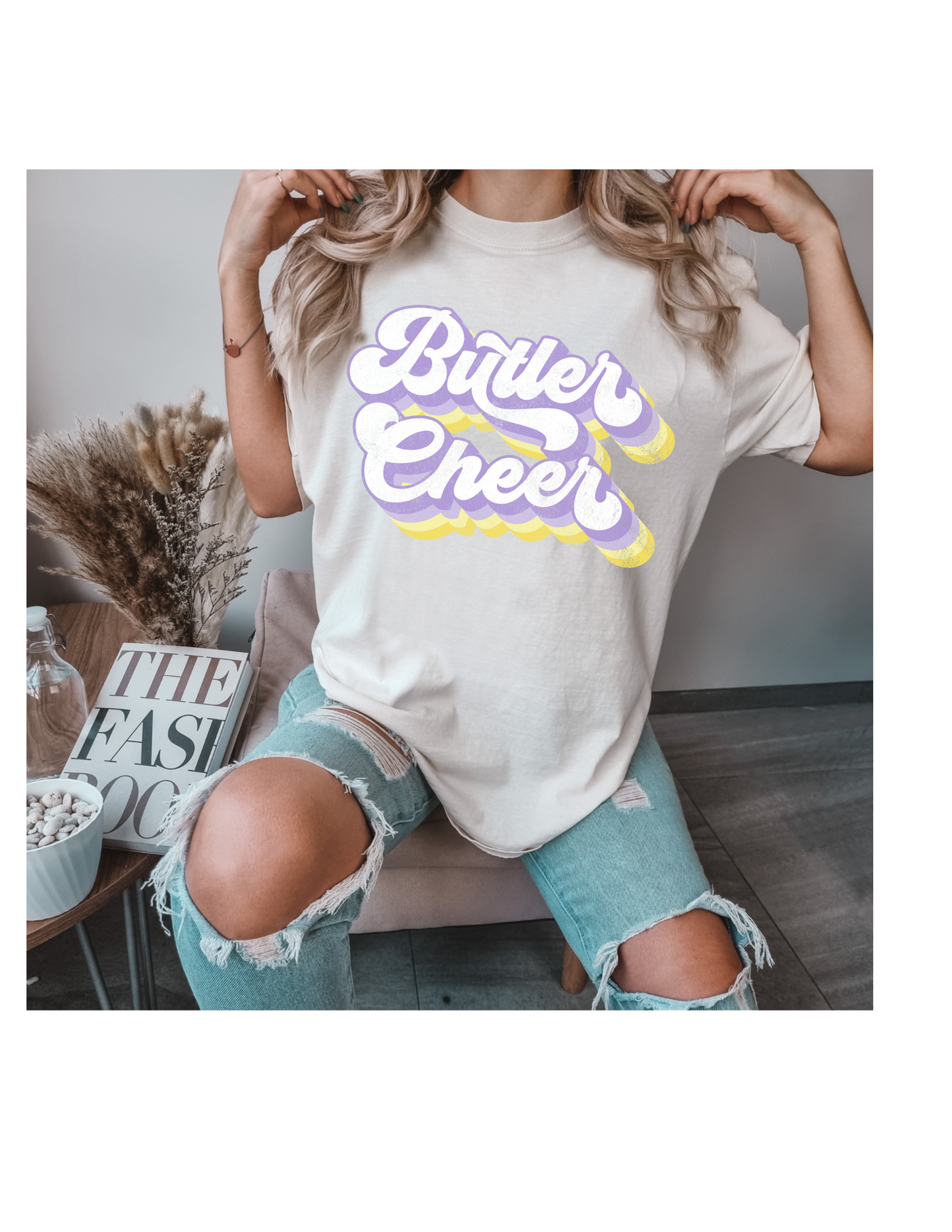 Butler Cheer Comfort Colors Tee