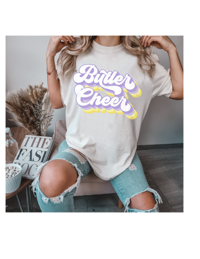 Butler Cheer Comfort Colors Tee