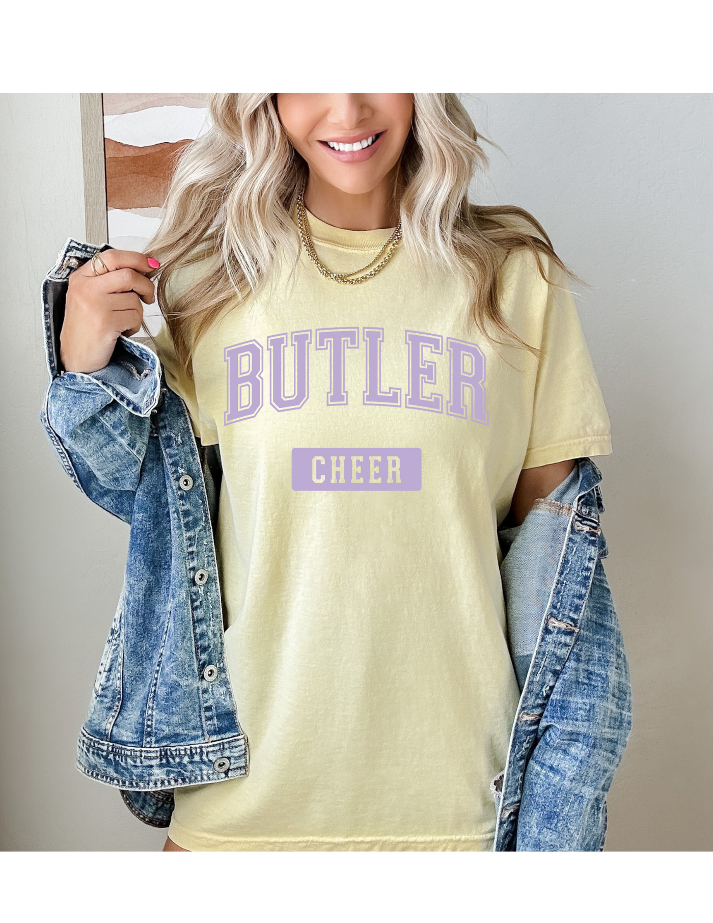 Butler Cheer Comfort Color Tee