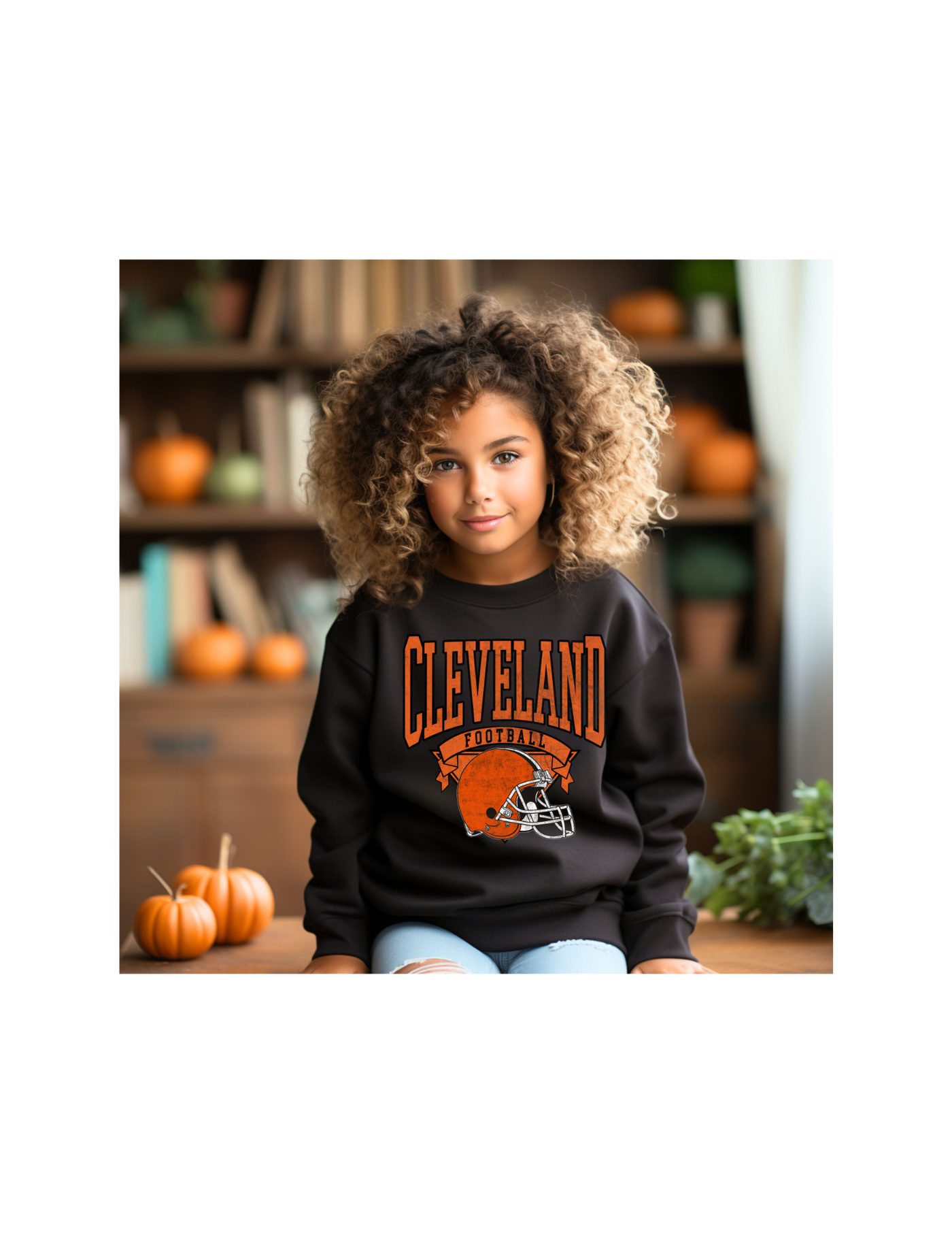 Youth Cleveland  crewneck sweatshirt