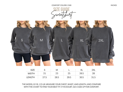 Jesus Loves You Comfort Color Sweatshirt