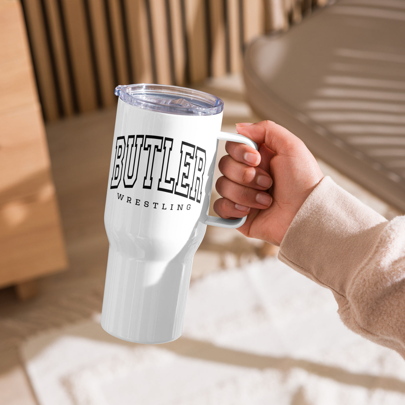 Butler Travel mug with a handle