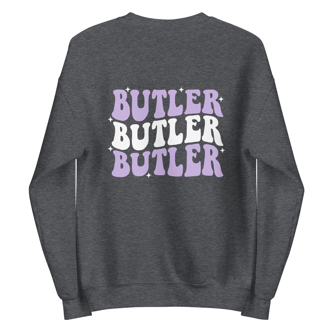 PRINTED ON THE BACK BUTLER SWEATSHIRT