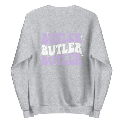 PRINTED ON THE BACK BUTLER SWEATSHIRT