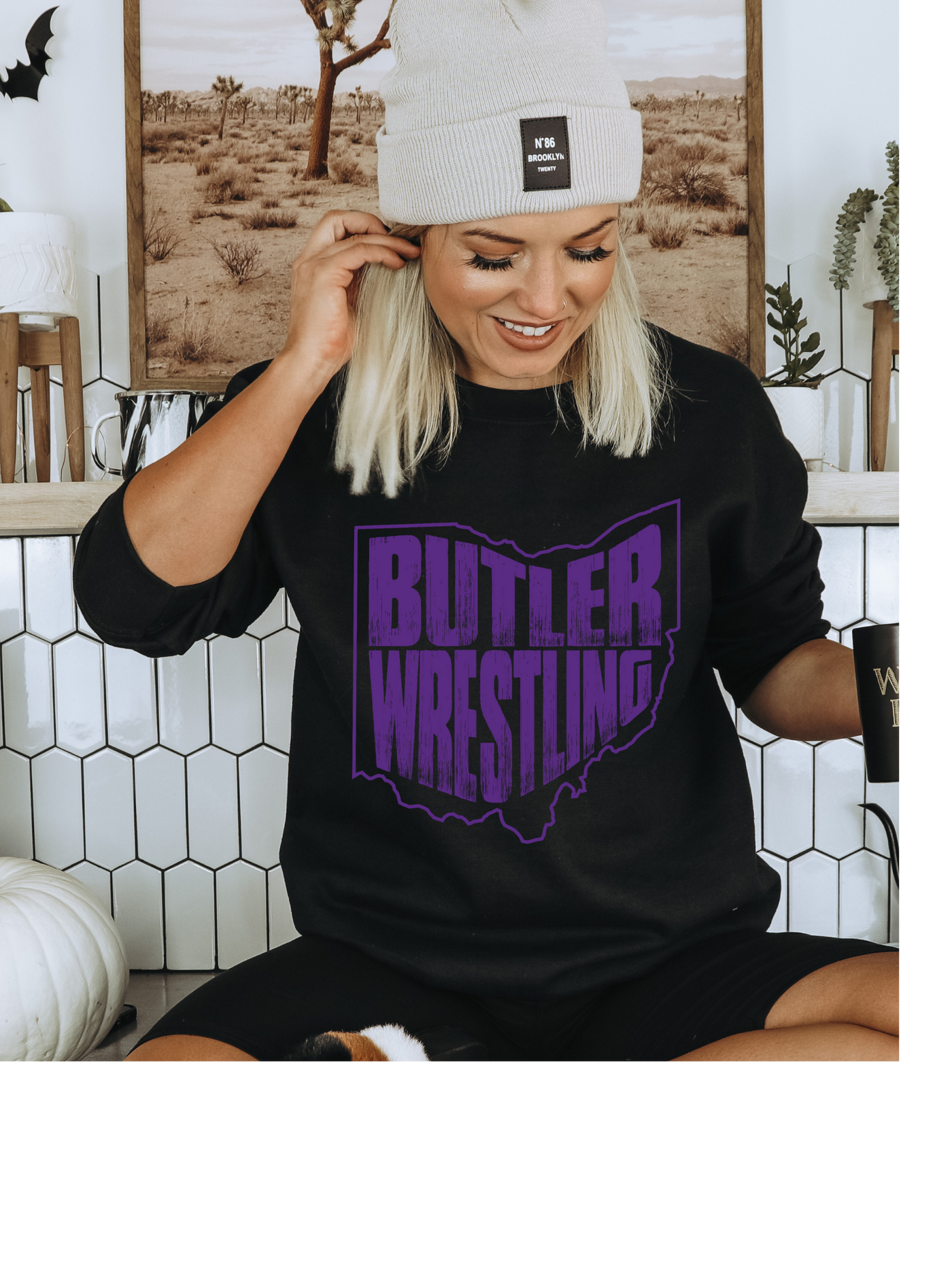 Butler Wrestling Purple Unisex Sweatshirt