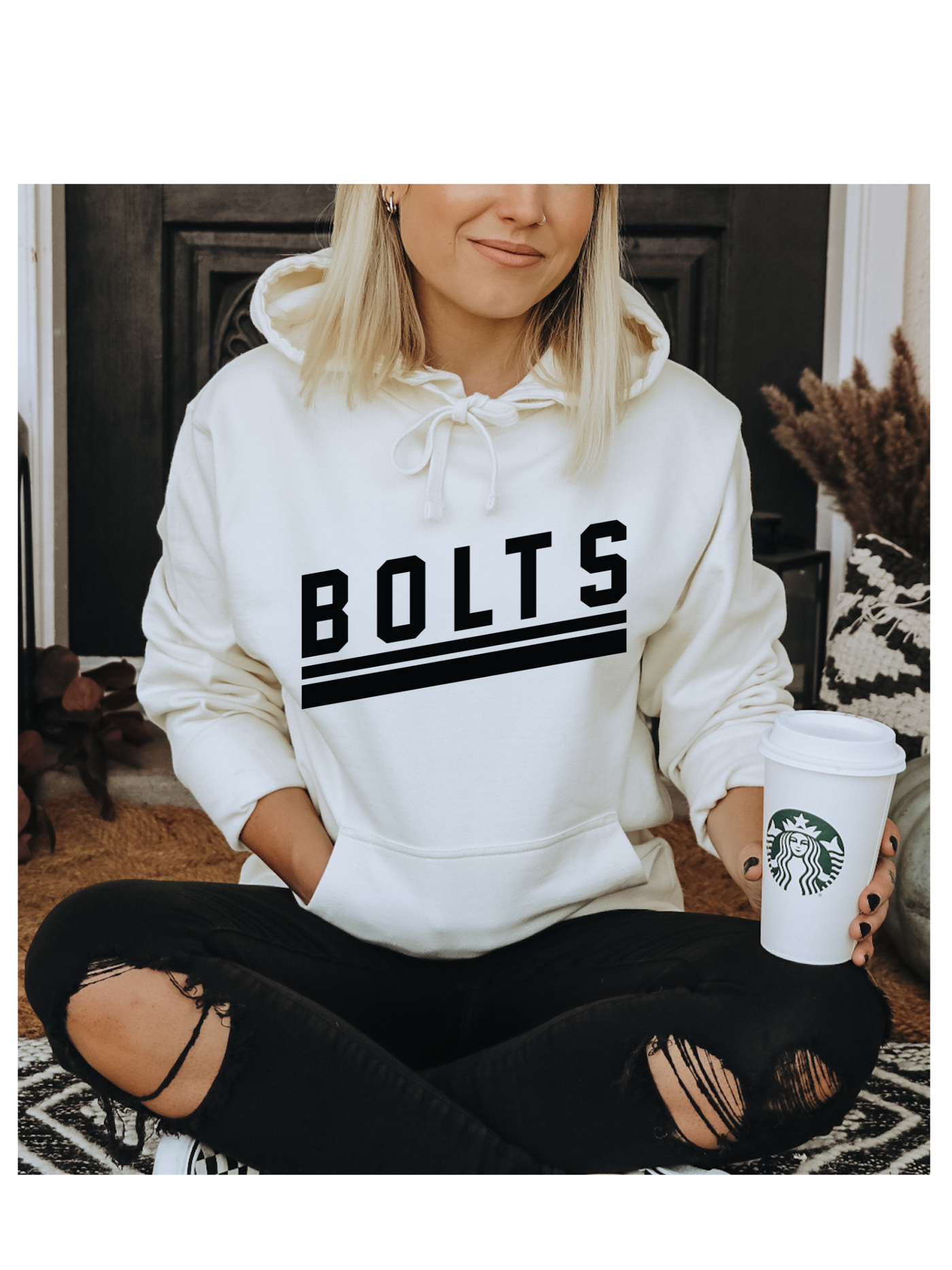 Bolts Unisex midweight hoodie