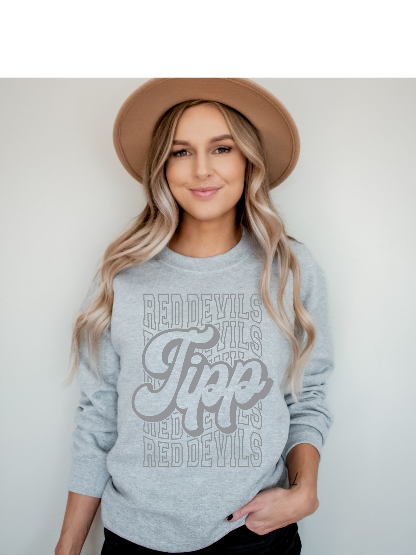 Tipp Gray Ink Unisex Sweatshirt