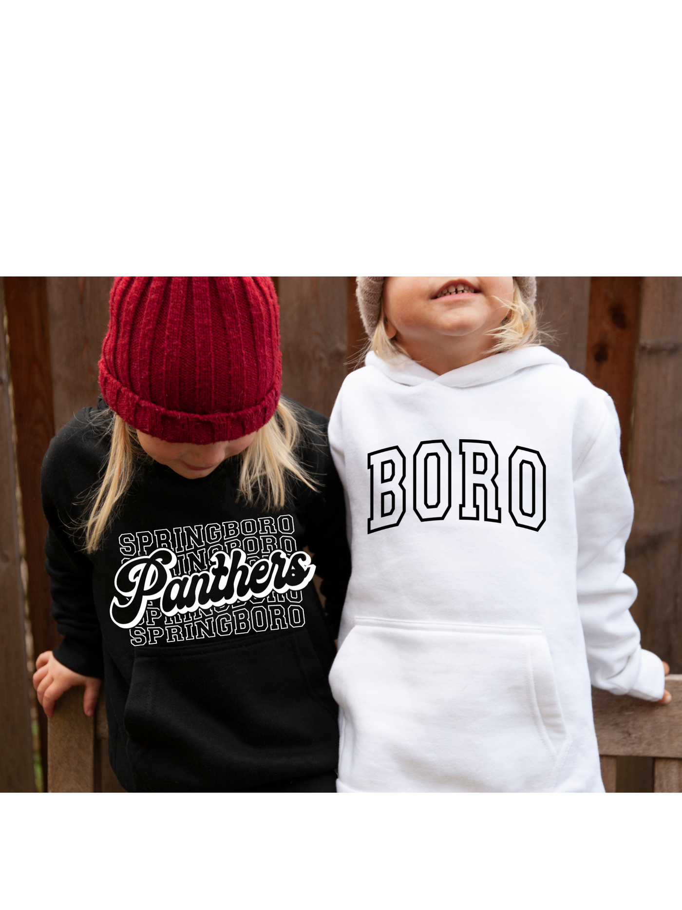 Kids BORO fleece hoodie