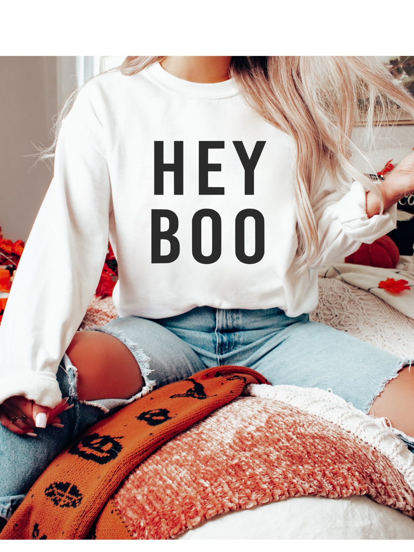 Hey Boo Unisex Sweatshirt