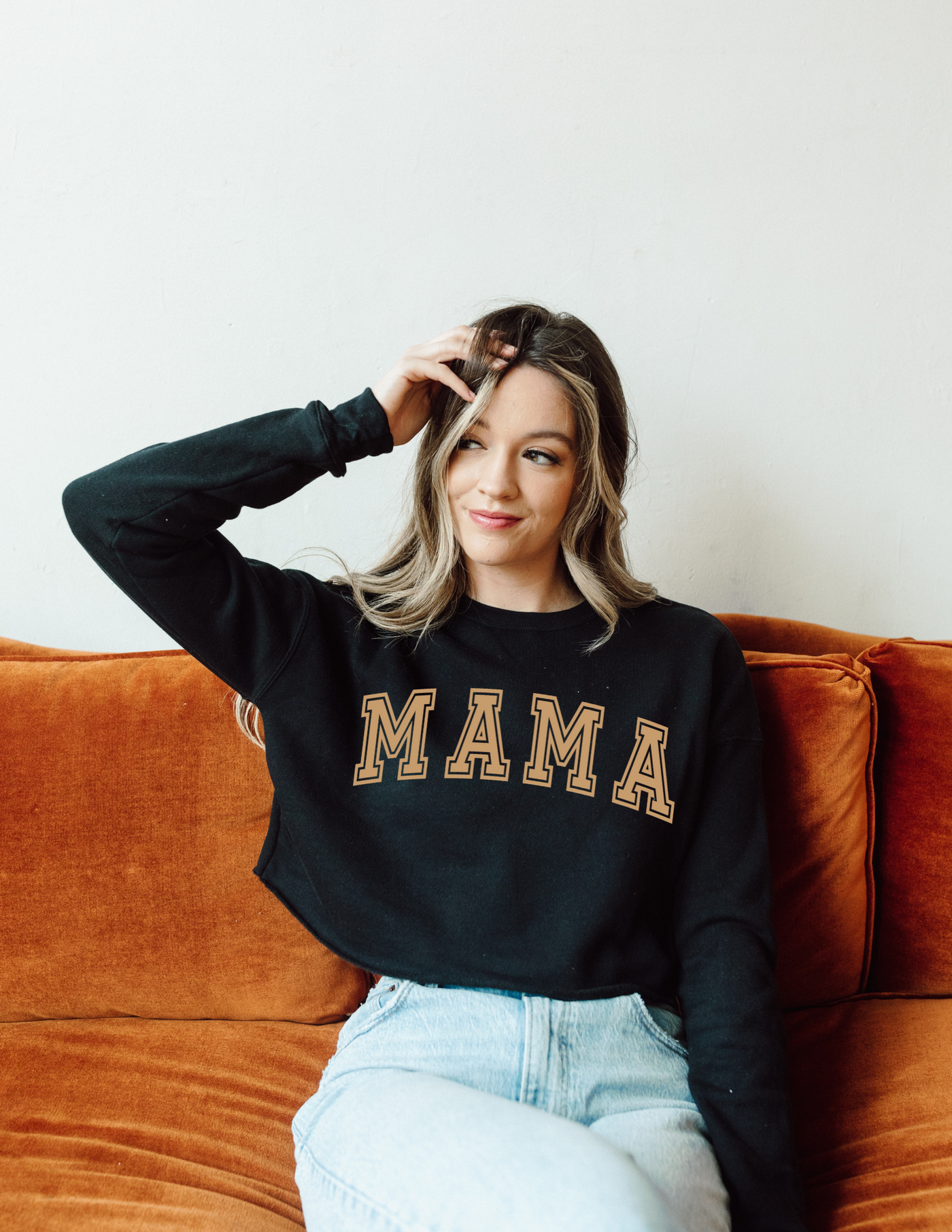 MAMA Crop Sweatshirt