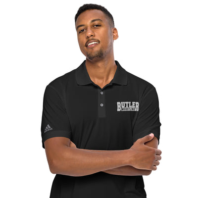 Butler Wrestling Embroidered Adidas Performance Polo Shirt