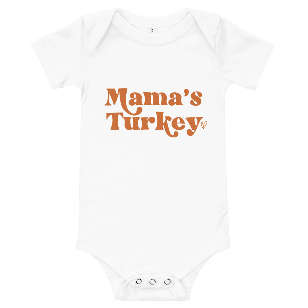 Mamas Turkey Baby short sleeve one piece