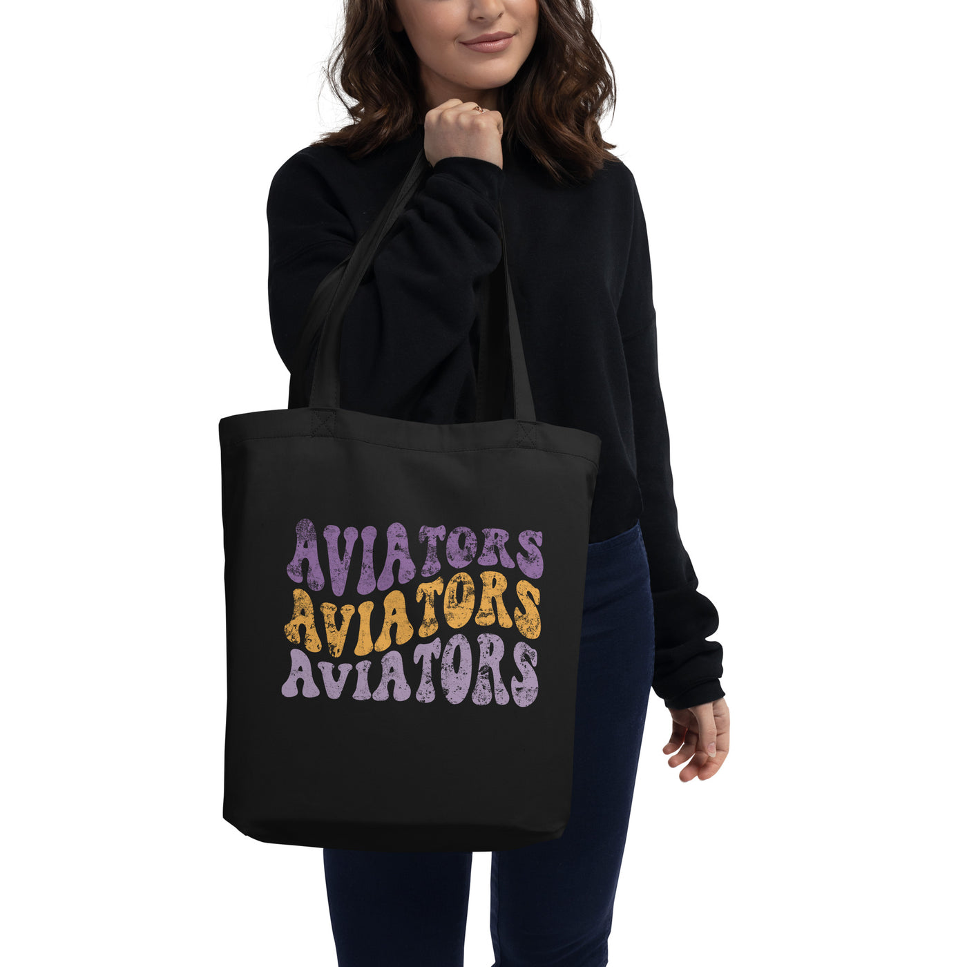 Wavy Aviators Eco Tote Bag