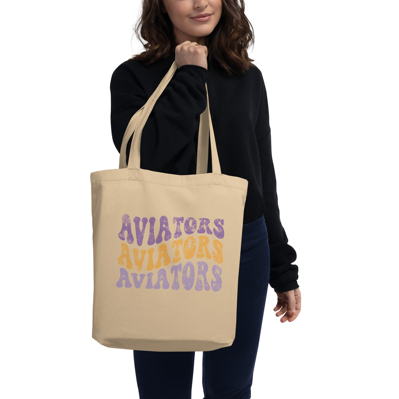 Wavy Aviators Eco Tote Bag