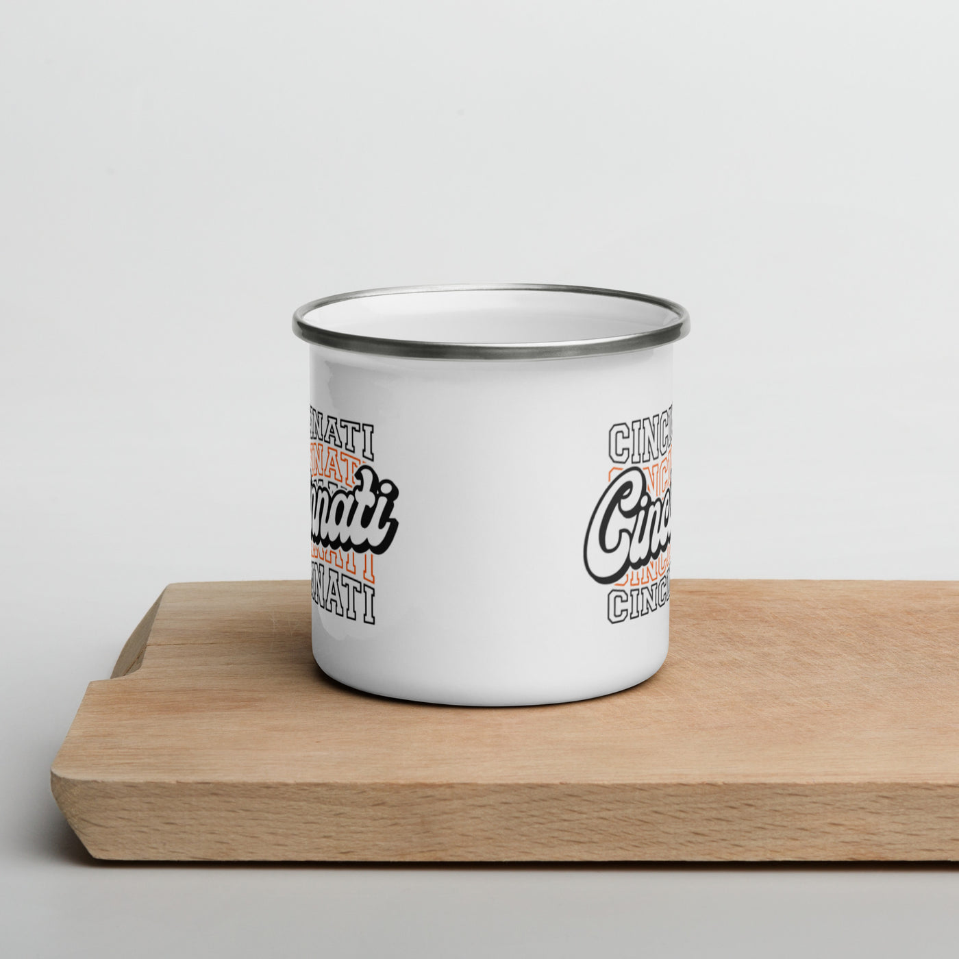 Cincinatti Enamel Mug