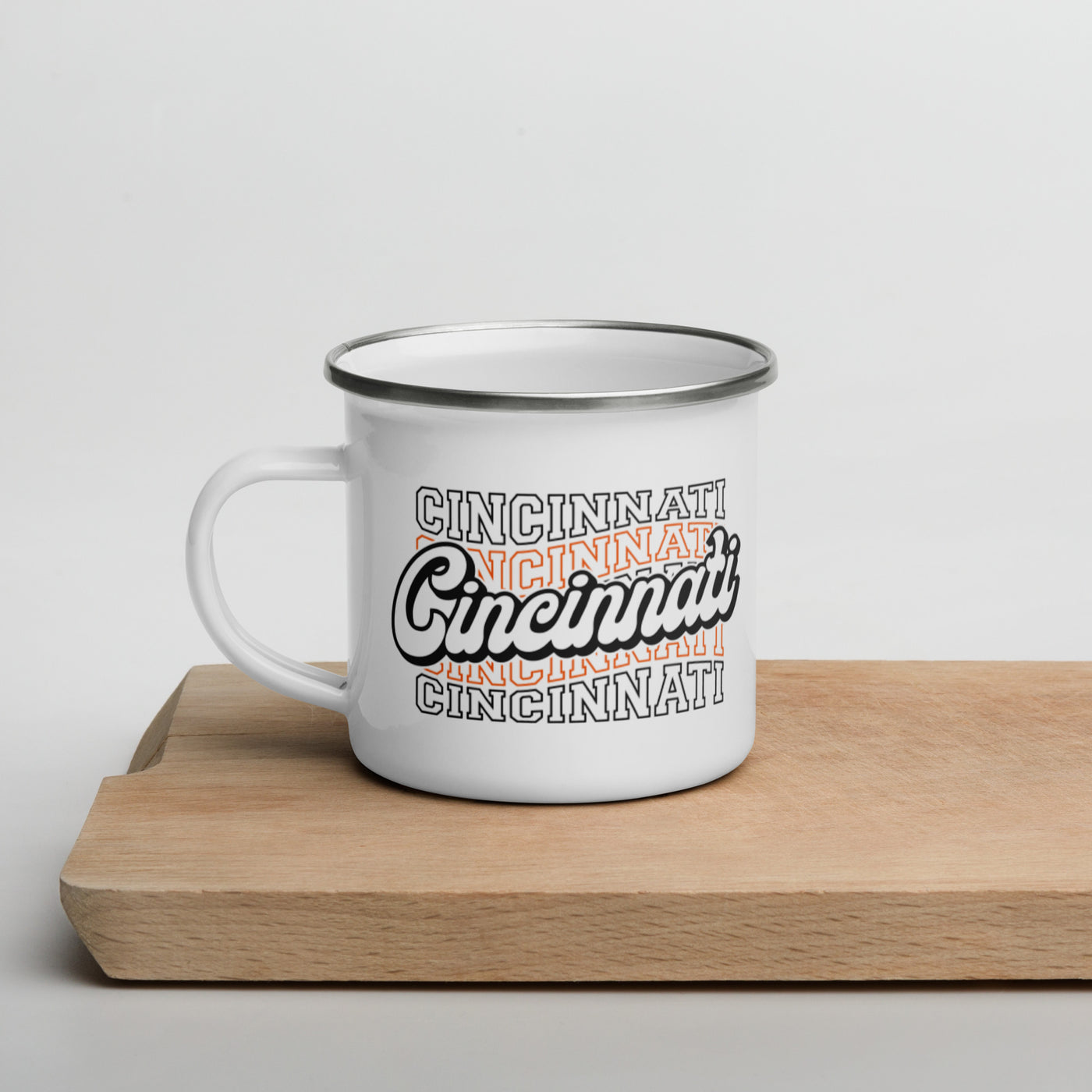 Cincinatti Enamel Mug