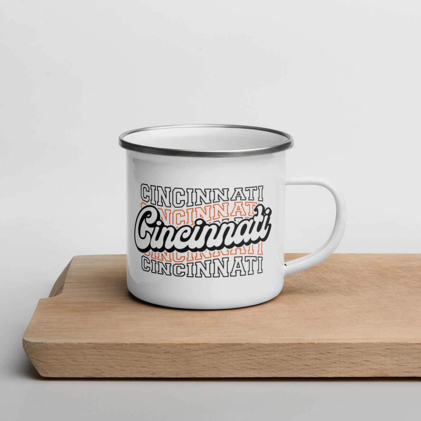 Cincinatti Enamel Mug