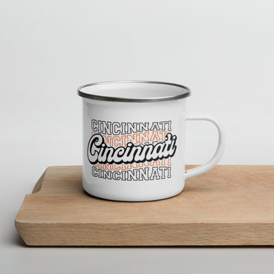 Cincinatti Enamel Mug