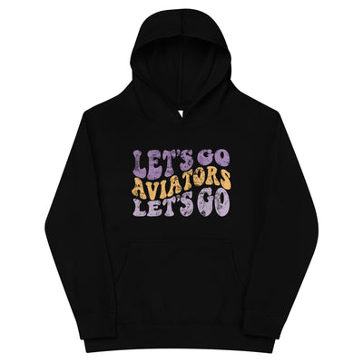 Youth Let's Go Aviators fleece hoodie