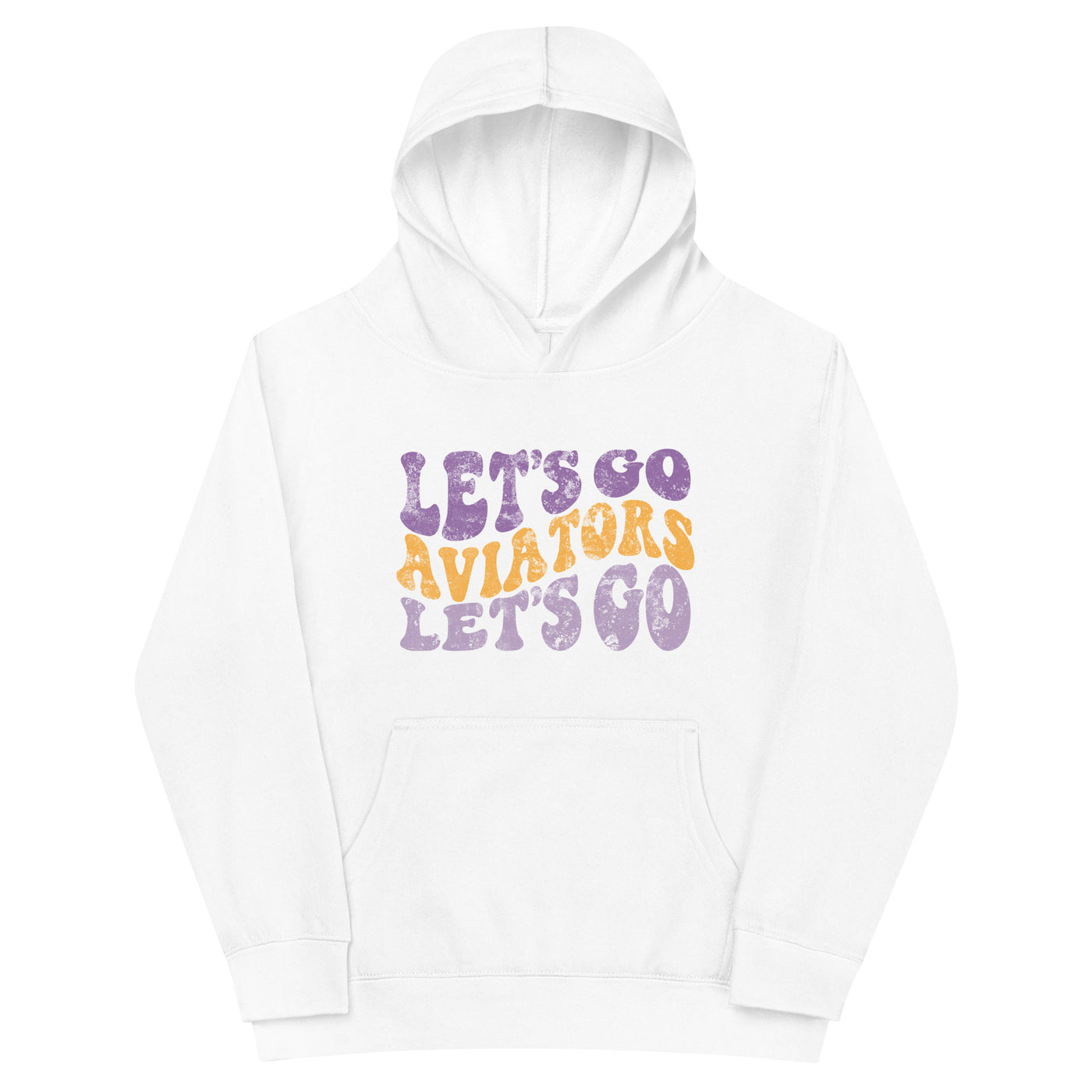 Youth Let's Go Aviators fleece hoodie