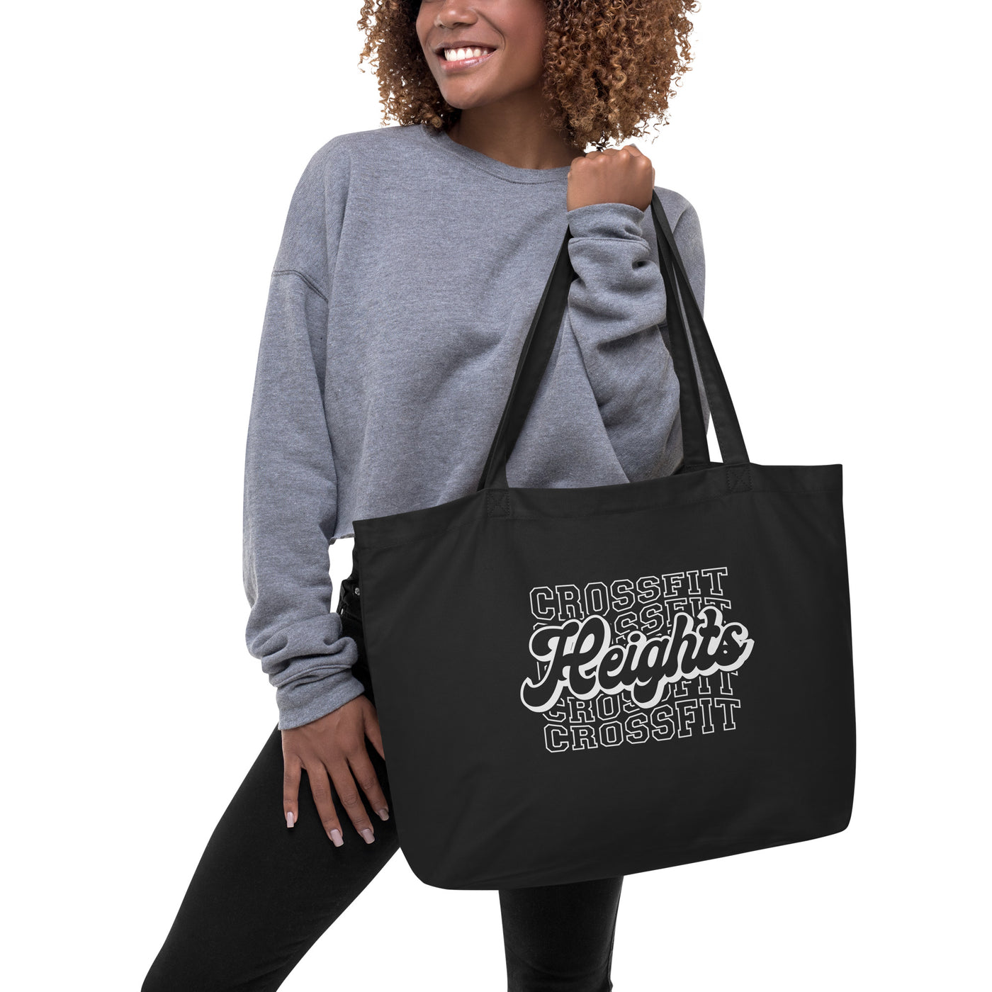 CF Heights Large organic tote bag