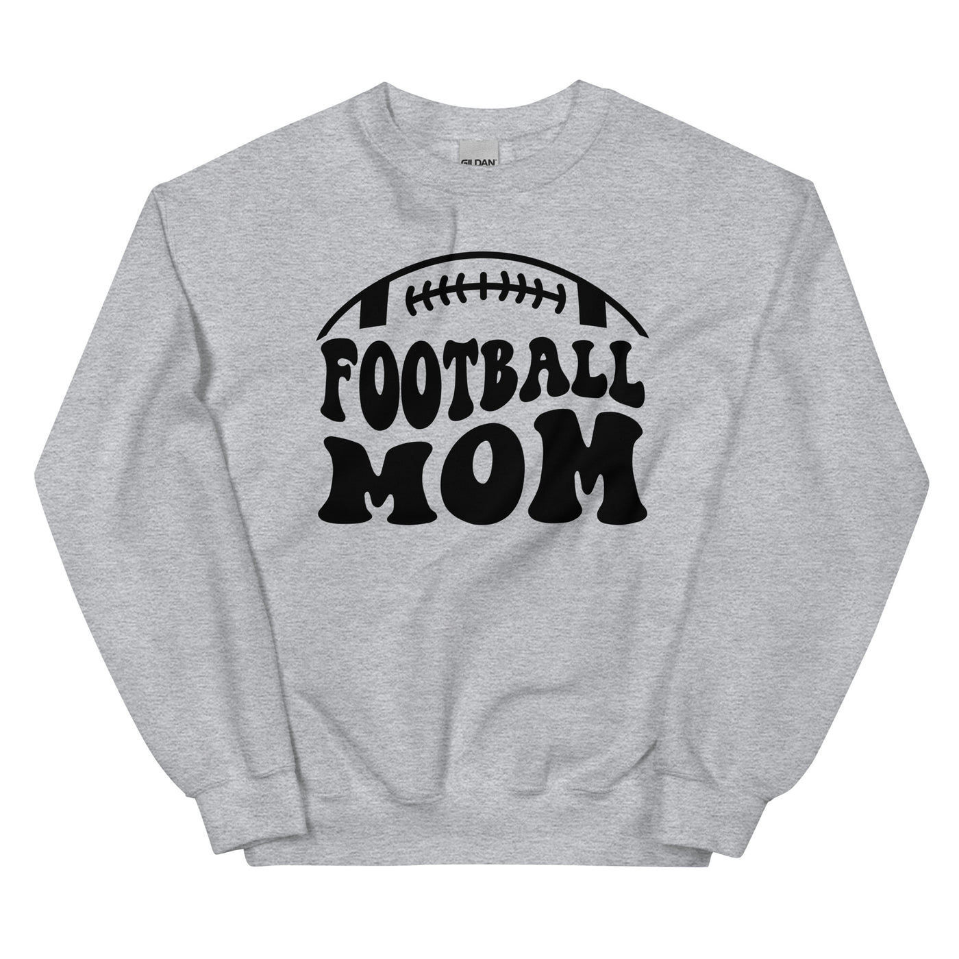 Cozy Football Mom Crew Neck Sweatshirt