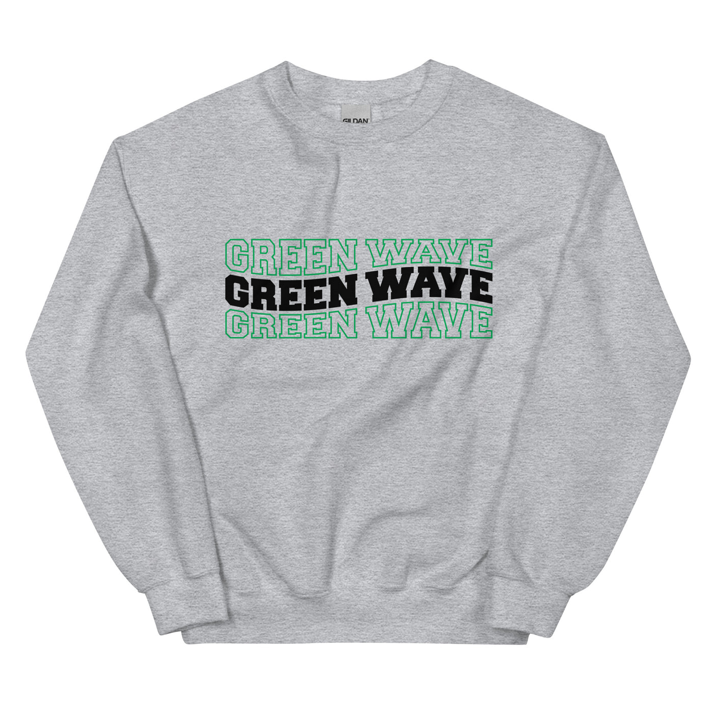 Green Wave Unisex Sweatshirt