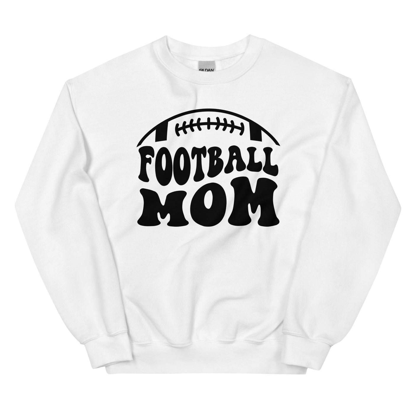 Cozy Football Mom Crew Neck Sweatshirt