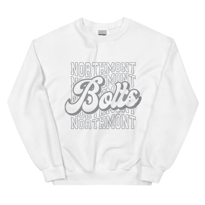 Bolts Gray Print Unisex Sweatshirt