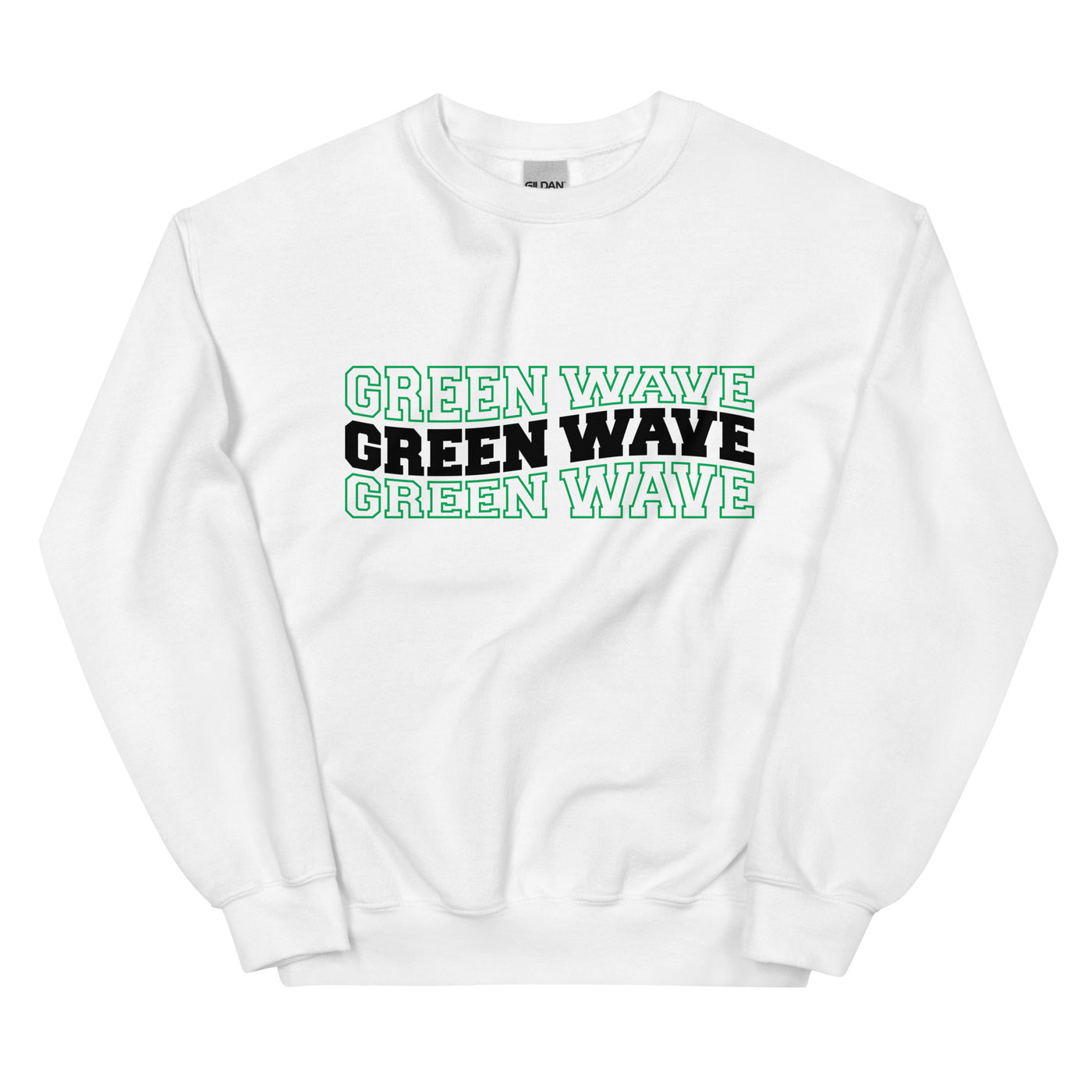 Green Wave Unisex Sweatshirt