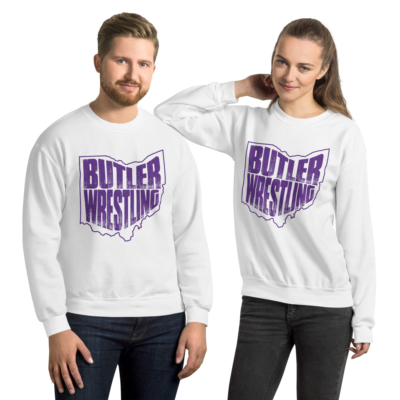 Butler Wrestling Purple Unisex Sweatshirt