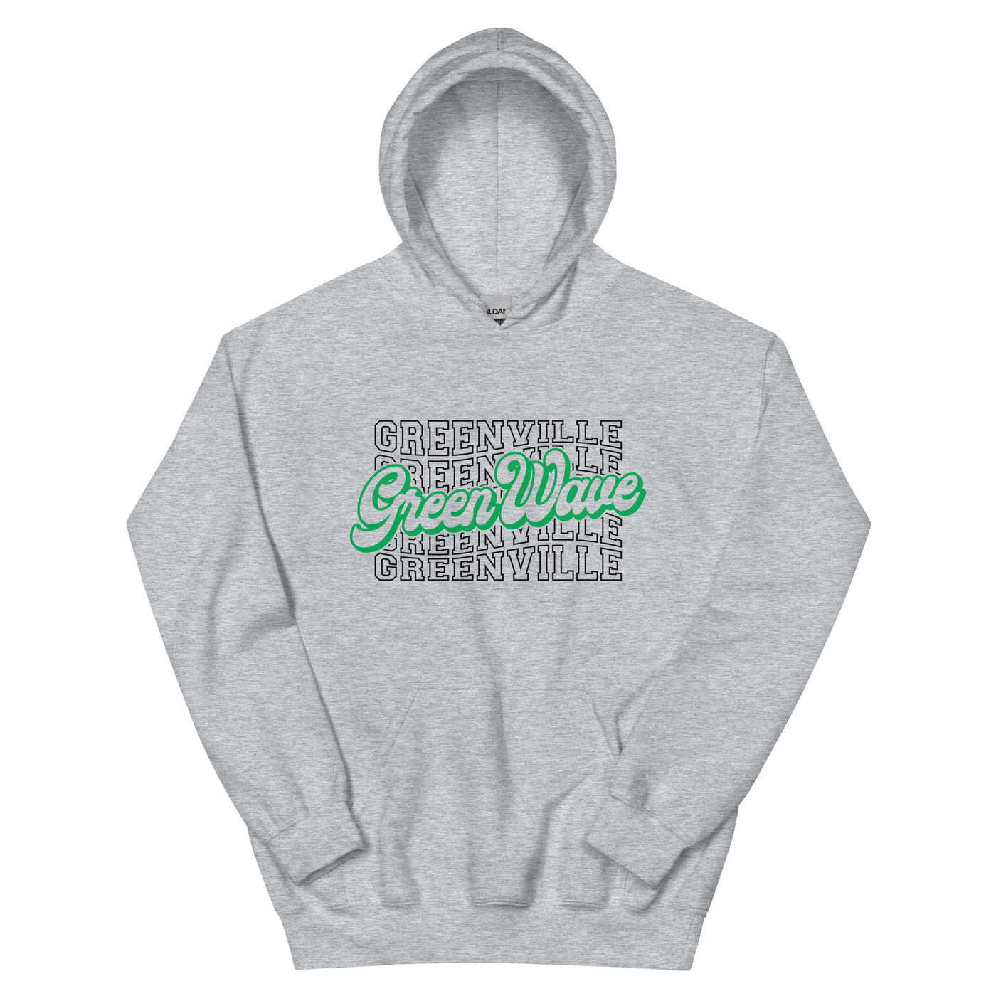 Green Wave Unisex Hoodie