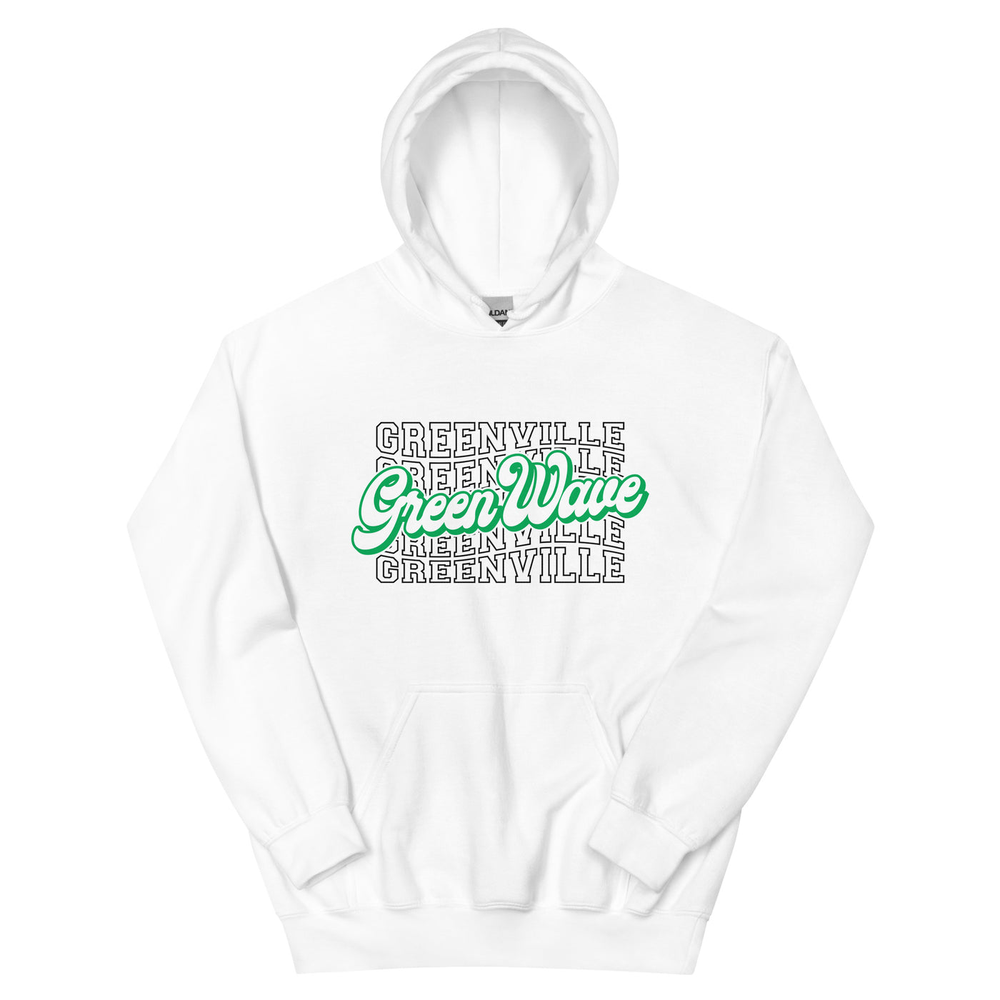 Green Wave Unisex Hoodie