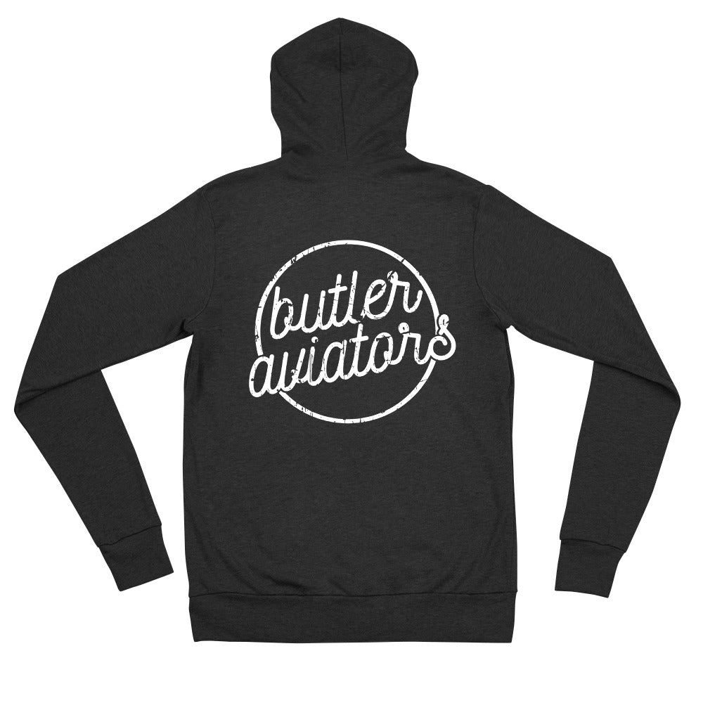 Butler Unisex zip hoodie