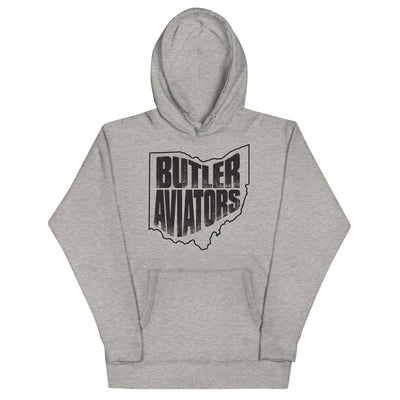 Butler Aviators Black Print Unisex Hoodie