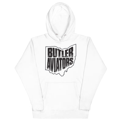 Butler Aviators Black Print Unisex Hoodie