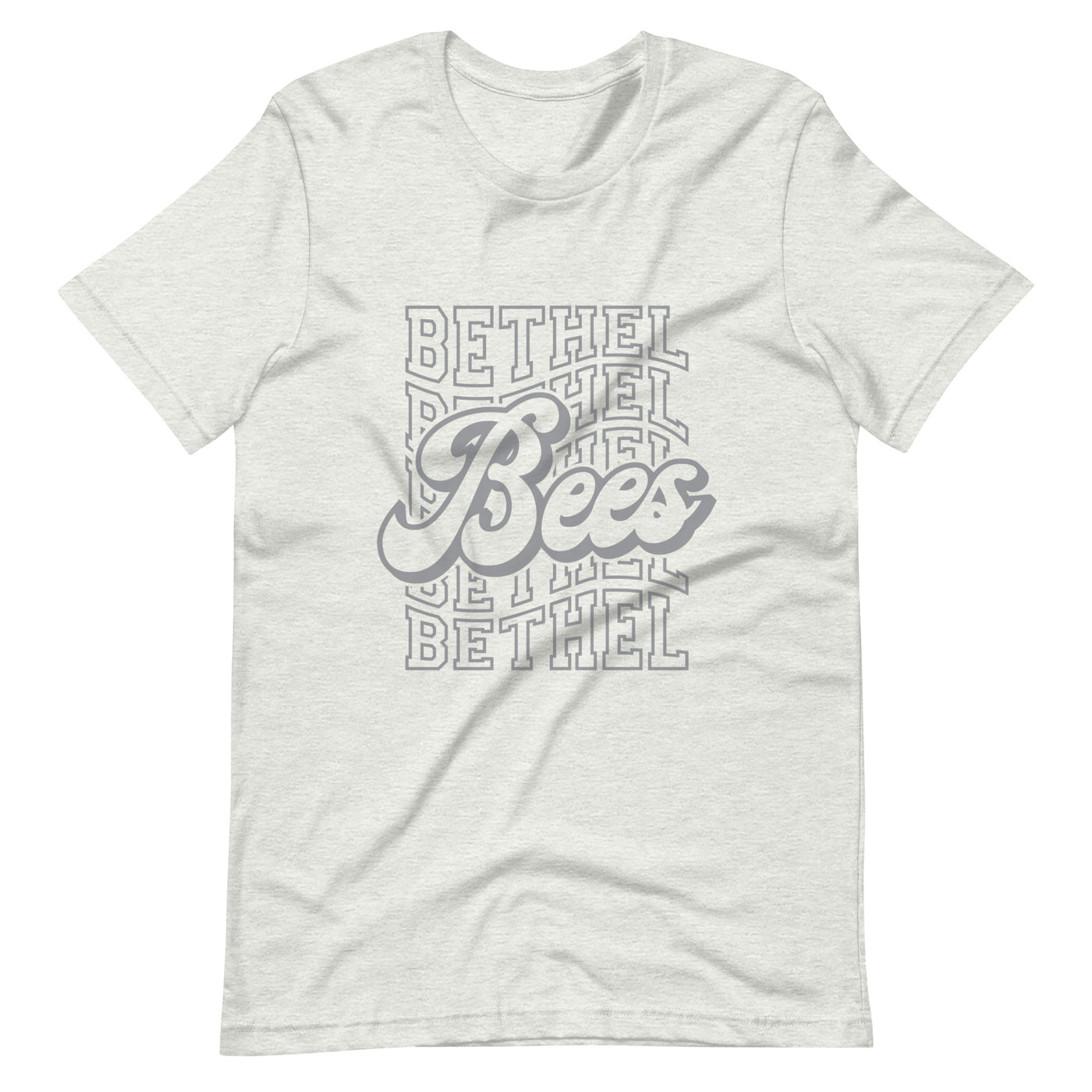 Bees In Gray Print Unisex t-shirt