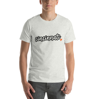 Cincinnati Love Unisex t-shirt