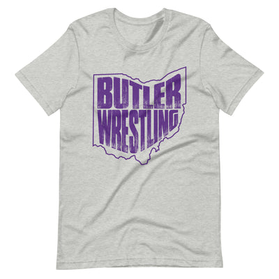 Butler Wrestling Purple Unisex t-shirt