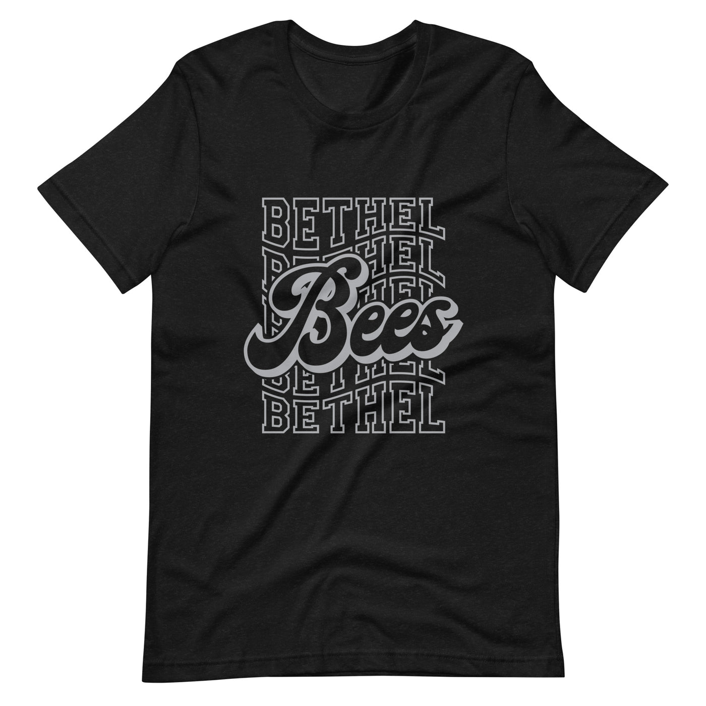 Bees In Gray Print Unisex t-shirt