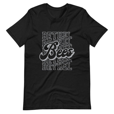 Bees In Gray Print Unisex t-shirt