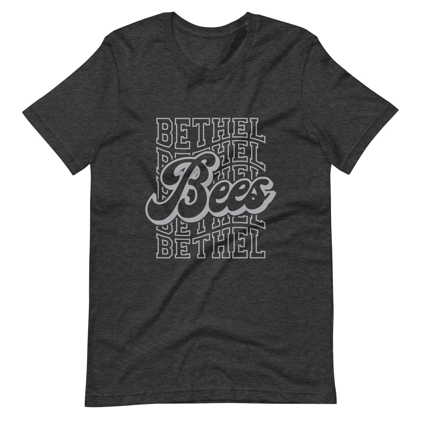 Bees In Gray Print Unisex t-shirt